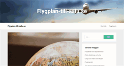 Desktop Screenshot of flygplan-till-salu.se