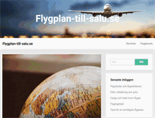 Tablet Screenshot of flygplan-till-salu.se